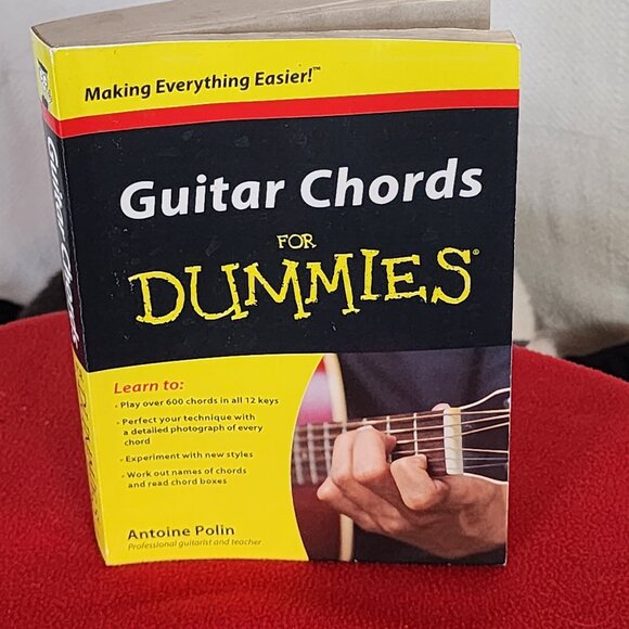 Antoine Polin Making Everything Easier Guitar for Dummies How to Book 600 Chords - Picture 1 of 16